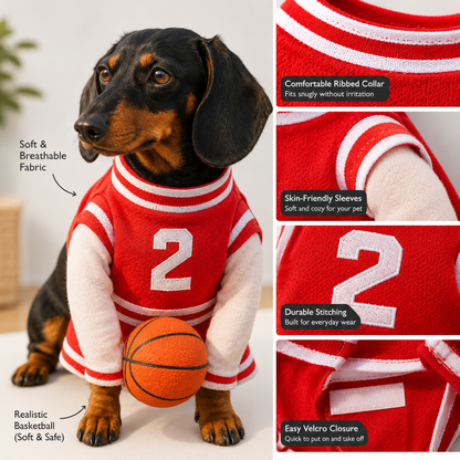 Vyora Basketball Dog Costume